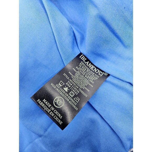 New BlankNYC Fall for You Kimono Jacket Womens XS Denim Plaid Quilted Blank NYC - Picture 7 of 8